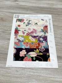 KKP2338-D-HANATEMARI Nigoshi Chirimen® Hana Temari[Textile / Fabric] Uni Textile (Komon Kobo) صور إضافية