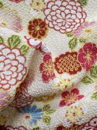 KKP2338-D-HANAKOMATI تشيريمين مزدوج® Hanakomachi[نسيج / قماش] Uni Textile (Komon Kobo) صور إضافية
