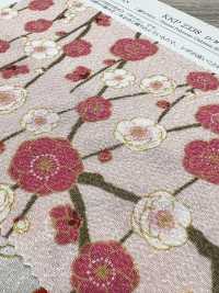 KKP2338-D-SIDAREUME Nigoshi Chirimen® البرقوق الباكي[نسيج / قماش] Uni Textile (Komon Kobo) صور إضافية