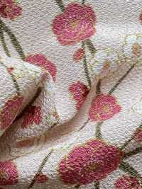 KKP2338-D-SIDAREUME Nigoshi Chirimen® البرقوق الباكي[نسيج / قماش] Uni Textile (Komon Kobo) صور إضافية