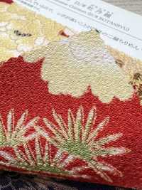 KKP2338-D-BOTANRYU Chirimen® بنسج مزدوج Peony Dragon[نسيج / قماش] Uni Textile (Komon Kobo) صور إضافية