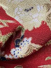 KKP2338-D-BOTANRYU Chirimen® بنسج مزدوج Peony Dragon[نسيج / قماش] Uni Textile (Komon Kobo) صور إضافية