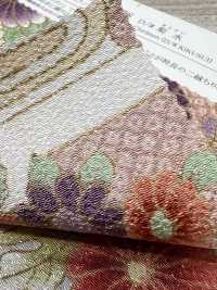 KKP2338-D-KIKUSUI Ninokoshi Chirimen® Kikusui[نسيج / قماش] Uni Textile (Komon Kobo) صور إضافية