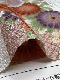 KKP2338-D-KIKUSUI Ninokoshi Chirimen® Kikusui[نسيج / قماش] Uni Textile (Komon Kobo) صور إضافية