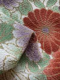 KKP2338-D-KIKUSUI Ninokoshi Chirimen® Kikusui[نسيج / قماش] Uni Textile (Komon Kobo) صور إضافية