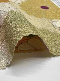 KKP2338-D-KIKUYUZEN Nigoshi Chirimen® Kiku Yuzen[نسيج / قماش] Uni Textile (Komon Kobo) صور إضافية