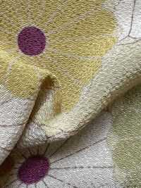 KKP2338-D-KIKUYUZEN Nigoshi Chirimen® Kiku Yuzen[نسيج / قماش] Uni Textile (Komon Kobo) صور إضافية