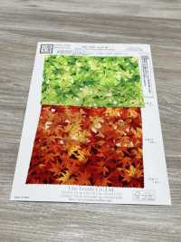 KKP2338-D-KOUYOU Ninokoshi Chirimen® أوراق الخريف[نسيج / قماش] Uni Textile (Komon Kobo) صور إضافية