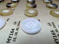 MY164 زر راتنج بنمط قرن الجاموس بأربعة ثقوب[أزرار] DAIYA BUTTON صور إضافية