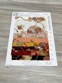 KKP2338-D-TEMARI تشيريمين مزدوج® Temari[Textile / Fabric] Uni Textile (Komon Kobo) صور إضافية