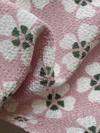 KKP2338-D-KOZAKURA فوتاكوشي Chirimen® أزهار الكرز الصغيرة[نسيج / قماش] Uni Textile (Komon Kobo) صور إضافية