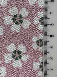 KKP2338-D-KOZAKURA فوتاكوشي Chirimen® أزهار الكرز الصغيرة[نسيج / قماش] Uni Textile (Komon Kobo) صور إضافية