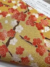 KKP2338-D-KOHARUUME Ninokoshi Chirimen® Koharu Ume[Textile / Fabric] Uni Textile (Komon Kobo) صور إضافية