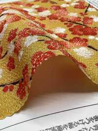 KKP2338-D-KOHARUUME Ninokoshi Chirimen® Koharu Ume[Textile / Fabric] Uni Textile (Komon Kobo) صور إضافية