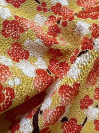 KKP2338-D-KOHARUUME Ninokoshi Chirimen® Koharu Ume[Textile / Fabric] Uni Textile (Komon Kobo) صور إضافية