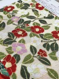 KKP2338-D-KOTUBAKI Nigoshi Chirimen® Ko-Tsubaki[Textile / Fabric] Uni Textile (Komon Kobo) صور إضافية