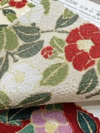 KKP2338-D-KOTUBAKI Nigoshi Chirimen® Ko-Tsubaki[Textile / Fabric] Uni Textile (Komon Kobo) صور إضافية