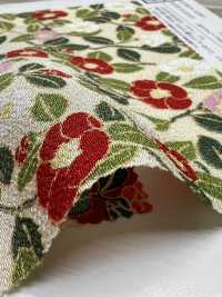 KKP2338-D-KOTUBAKI Nigoshi Chirimen® Ko-Tsubaki[Textile / Fabric] Uni Textile (Komon Kobo) صور إضافية