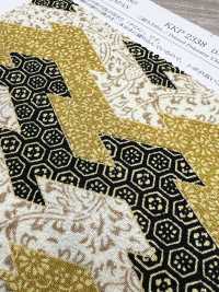 KKP2338-D-HINABISI Nigoshi Chirimen® Hina-bishi[نسيج / قماش] Uni Textile (Komon Kobo) صور إضافية