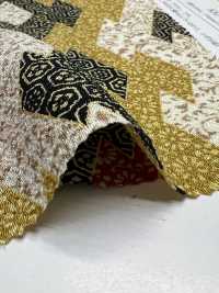 KKP2338-D-HINABISI Nigoshi Chirimen® Hina-bishi[نسيج / قماش] Uni Textile (Komon Kobo) صور إضافية