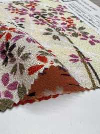 KKP2338-D-KUSAZAKURA Ninokoshi Chirimen® Kusazakura[نسيج / قماش] Uni Textile (Komon Kobo) صور إضافية