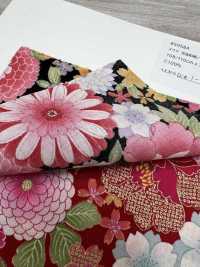 850584 لاون زهري ذهبي بنقشة يابانية، فاوانيا فاخرة[Textile / Fabric] VANCET صور إضافية