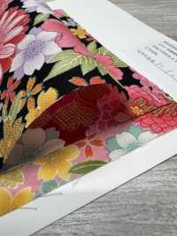 850584 لاون زهري ذهبي بنقشة يابانية، فاوانيا فاخرة[Textile / Fabric] VANCET صور إضافية