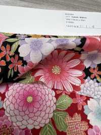 850584 لاون زهري ذهبي بنقشة يابانية، فاوانيا فاخرة[Textile / Fabric] VANCET صور إضافية