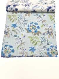 850574 SEVENBERRY® لاون قطن غير مبيّض SOLEIL BLUE / Bell Garden[نسيج / قماش] VANCET صور إضافية
