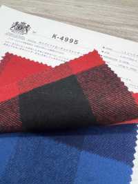 K-4995 8/1 كاروه بافالو ممشط وخشن[Textile / Fabric] Kuwamura Textile صور إضافية