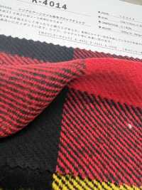 K-4014 تويل ثلاثي الخيوط بفرشاة بنقشة مربعات كبيرة[Textile / Fabric] Kuwamura Textile صور إضافية