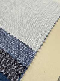 A-5109 كتان مصبوغ بالنيلي[Textile / Fabric] Arinobe Shoten صور إضافية