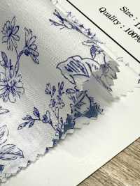 KP9073 قماش لاون بطبعة زهور مرسومة يدويًا (رول)[نسيج / قماش] COSMO TEXTILE صور إضافية