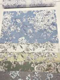 KP9073 قماش لاون بطبعة زهور مرسومة يدويًا (رول)[نسيج / قماش] COSMO TEXTILE صور إضافية