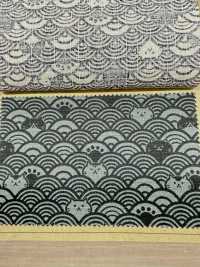 AP41903 FUKUFUKU Neko Dobby (رول)[نسيج / قماش] COSMO TEXTILE صور إضافية