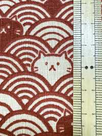 AP41903 FUKUFUKU Neko Dobby (رول)[نسيج / قماش] COSMO TEXTILE صور إضافية