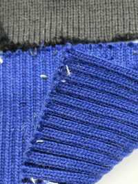 TS85 ريب T/C مطاطي بخمسة خيوط، طبقتان 2x1، عرض 60 سم[Rib Knit] TAKENAKA CORPORATION صور إضافية