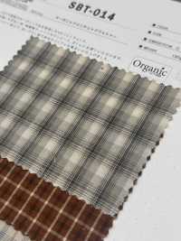 SBT-014 عضوي بنقشة مربعات صغيرة بتشطيب مغسول[نسيج / قماش] Kuwamura Textile صور إضافية