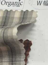 SBT-014 عضوي بنقشة مربعات صغيرة بتشطيب مغسول[نسيج / قماش] Kuwamura Textile صور إضافية