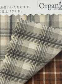 SBT-014 عضوي بنقشة مربعات صغيرة بتشطيب مغسول[نسيج / قماش] Kuwamura Textile صور إضافية