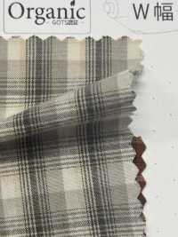 SBT-014 عضوي بنقشة مربعات صغيرة بتشطيب مغسول[نسيج / قماش] Kuwamura Textile صور إضافية
