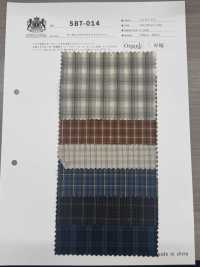 SBT-014 عضوي بنقشة مربعات صغيرة بتشطيب مغسول[نسيج / قماش] Kuwamura Textile صور إضافية