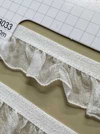 HW-3033 شريط أورغانزا مرن بكشكش[Ribbons, Tapes, And Cords] Hashimoto صور إضافية