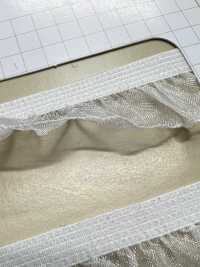 HW-3033 شريط أورغانزا مرن بكشكش[Ribbons, Tapes, And Cords] Hashimoto صور إضافية