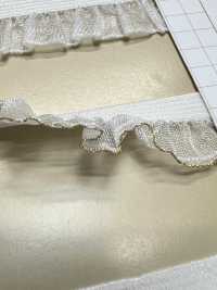 HW-3036 شريط كشكش أورجانزا لاميه ذهبية مطاطي[Ribbons, Tapes, And Cords] Hashimoto صور إضافية