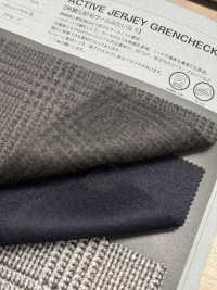 1040554 جيرسي نشط بمربعات خضراء[Textile / Fabric] Takisada صور إضافية