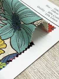 AP55803 كانفاس قطن/كتان بنقشة زهور (رول)[Textile / Fabric] COSMO TEXTILE صور إضافية