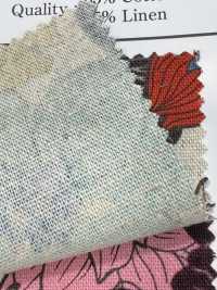 AP55803 كانفاس قطن/كتان بنقشة زهور (رول)[Textile / Fabric] COSMO TEXTILE صور إضافية