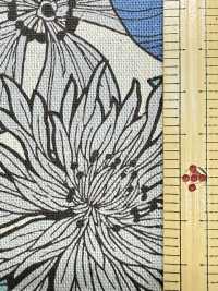 AP55803 كانفاس قطن/كتان بنقشة زهور (رول)[Textile / Fabric] COSMO TEXTILE صور إضافية