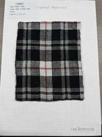 3866 كاروهات كتان رايون[نسيج / قماش] Fine Textile صور إضافية